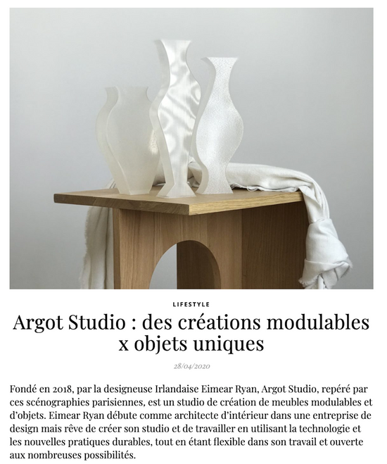 Chic in Paris Interview with Argot Studio