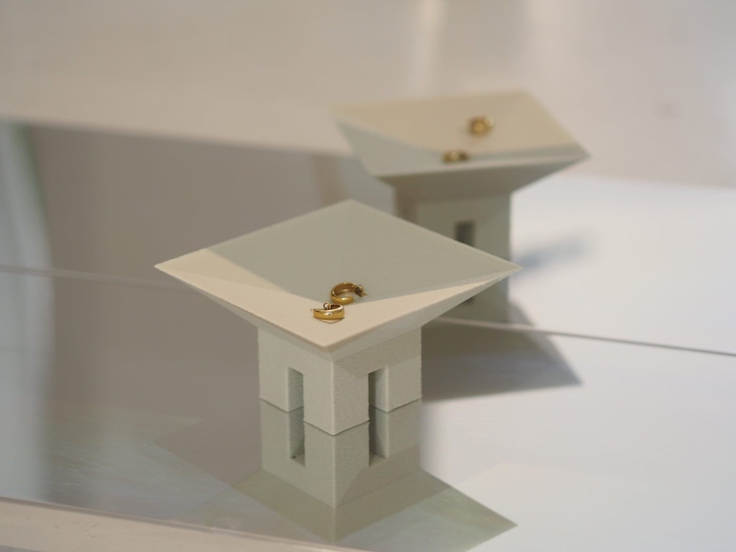 beige decorative tray