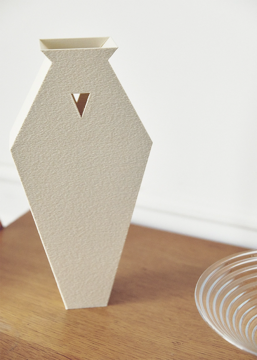 3D printed modern vase