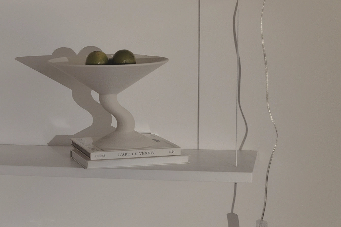 3D printed contemporary fruit bowl